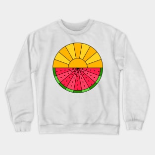 Watermelon Summer Crewneck Sweatshirt